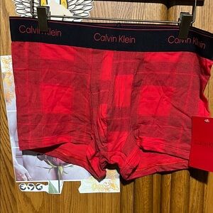 Calvin Klein Men's Red Boxer Briefs